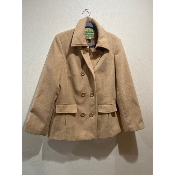 Mackintosh New England Jackets & Blazers - Mackintosh New England Tan Pea Coat Size XL